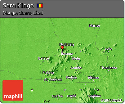 Political Map of Sara Kinga