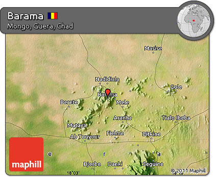 Satellite Map of Barama