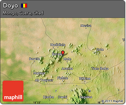 Satellite Map of Doyo