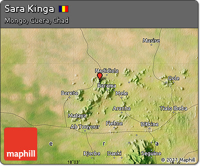 Satellite Map of Sara Kinga