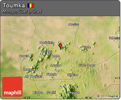 Satellite Map of Toumka