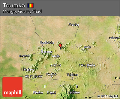 Satellite Map of Toumka