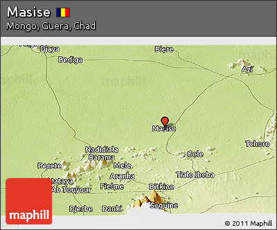 Physical Panoramic Map of Masise