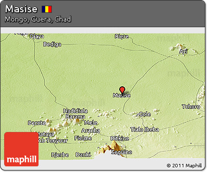 Physical Panoramic Map of Masise
