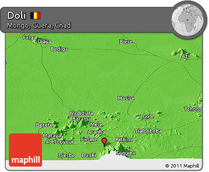 Political Panoramic Map of Doli