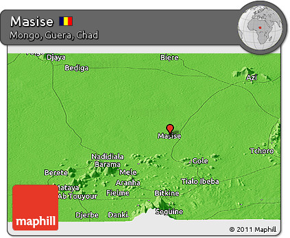 Political Panoramic Map of Masise