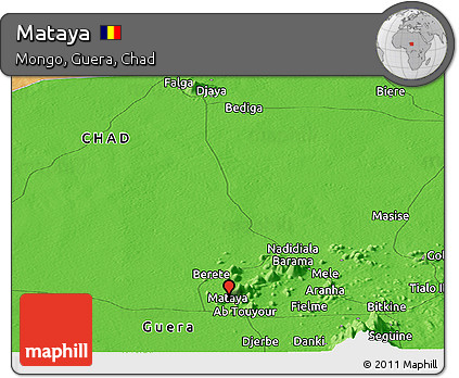 Political Panoramic Map of Mataya