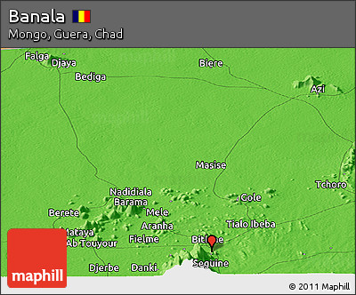 Political Panoramic Map of Banala