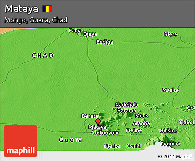 Political Panoramic Map of Mataya