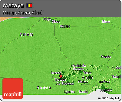 Political Panoramic Map of Mataya