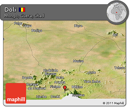 Satellite Panoramic Map of Doli