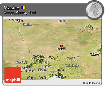 Satellite Panoramic Map of Masise