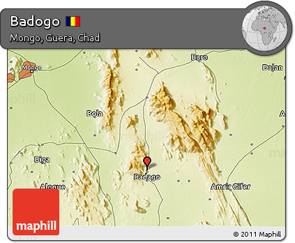 Physical 3D Map of Badogo