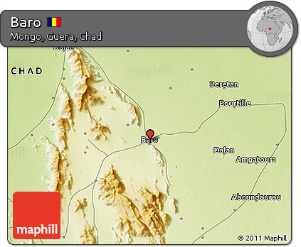 Physical 3D Map of Baro