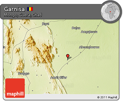 Physical 3D Map of Garnisa