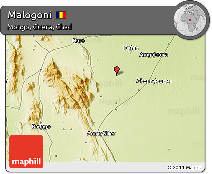Physical 3D Map of Malogoni
