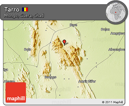 Physical 3D Map of Tarro
