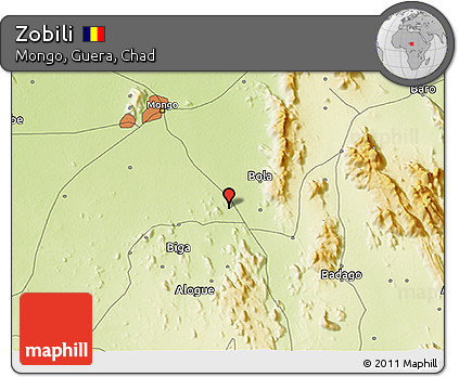 Physical 3D Map of Zobili