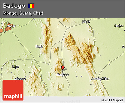 Physical 3D Map of Badogo