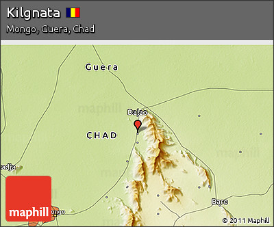 Physical 3D Map of Kilgnata
