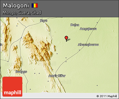 Physical 3D Map of Malogoni