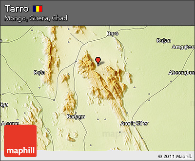 Physical 3D Map of Tarro