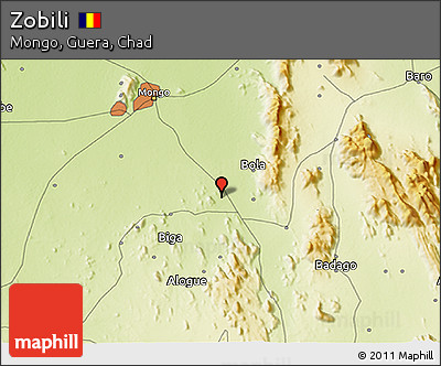 Physical 3D Map of Zobili