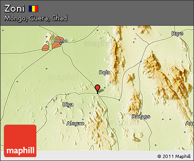 Physical 3D Map of Zoni