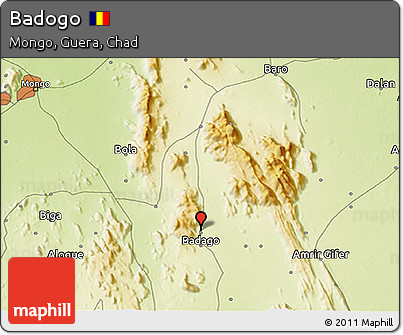 Physical 3D Map of Badogo