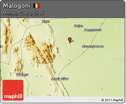 Physical 3D Map of Malogoni