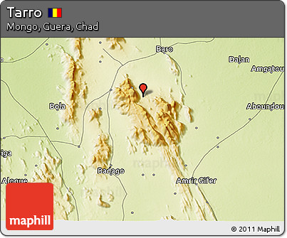 Physical 3D Map of Tarro