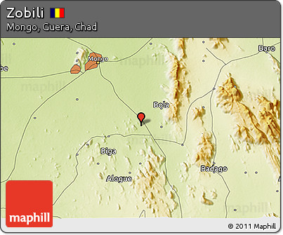 Physical 3D Map of Zobili