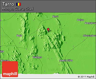 Political 3D Map of Tarro