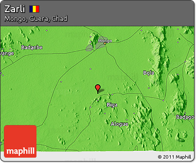 Political 3D Map of Zarli