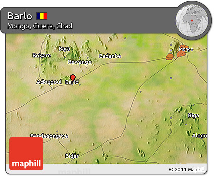 Satellite 3D Map of Barlo