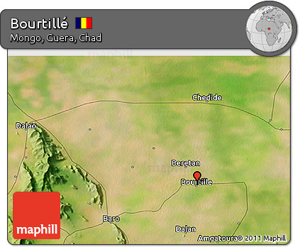 Satellite 3D Map of Bourtillé