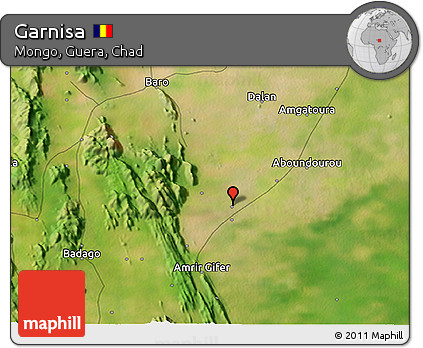 Satellite 3D Map of Garnisa