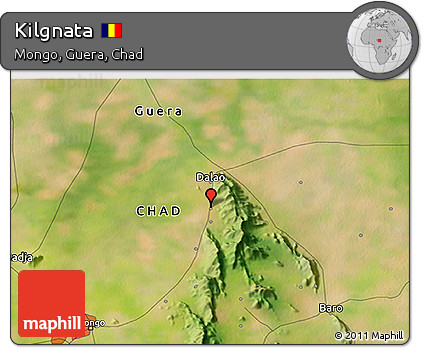 Satellite 3D Map of Kilgnata