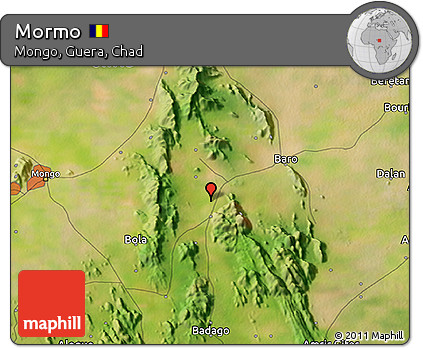 Satellite 3D Map of Mormo