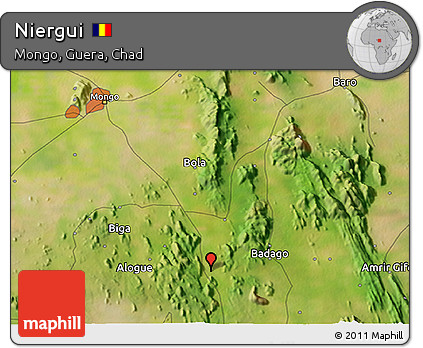 Satellite 3D Map of Niergui