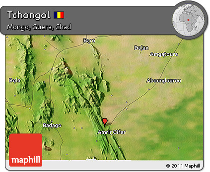 Satellite 3D Map of Tchongol