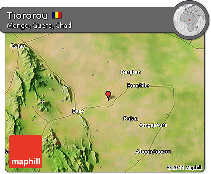 Satellite 3D Map of Tiororou