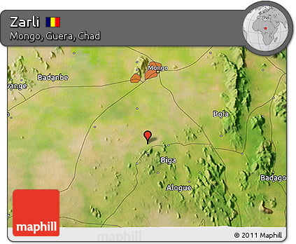 Satellite 3D Map of Zarli