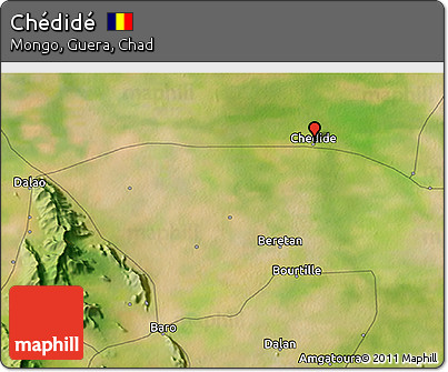 Satellite 3D Map of Chédidé
