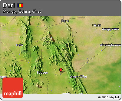 Satellite 3D Map of Dari