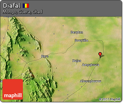 Satellite 3D Map of Diafal
