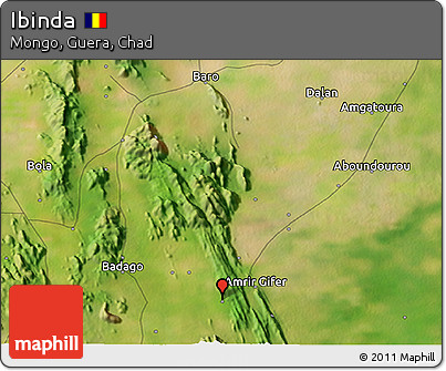 Satellite 3D Map of Ibinda
