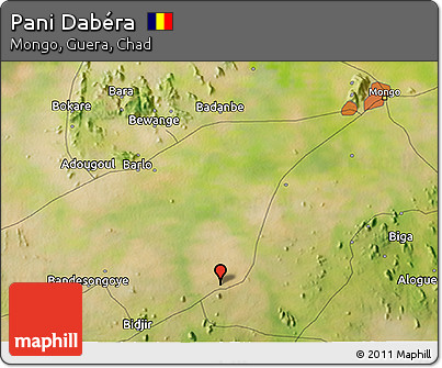 Satellite 3D Map of Pani Dabéra