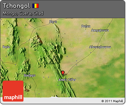 Satellite 3D Map of Tchongol