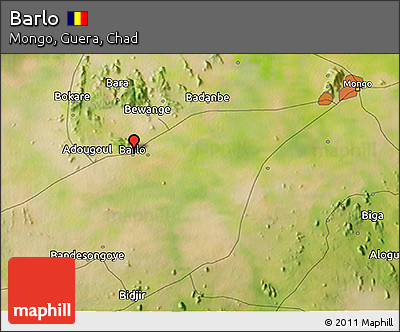 Satellite 3D Map of Barlo
